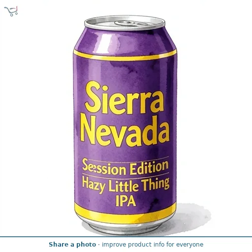 Sierra Nevada Session Edition Hazy Little Thing IPA