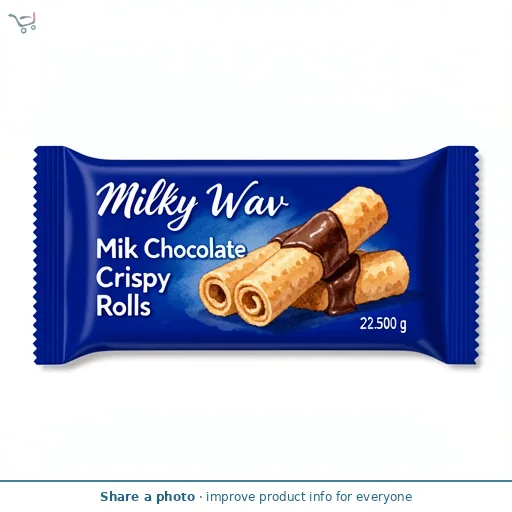 Milky Way Milk Chocolate Crispy Rolls 22.5g