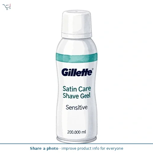 Gillette Satin Care Shave Gel Sensitive