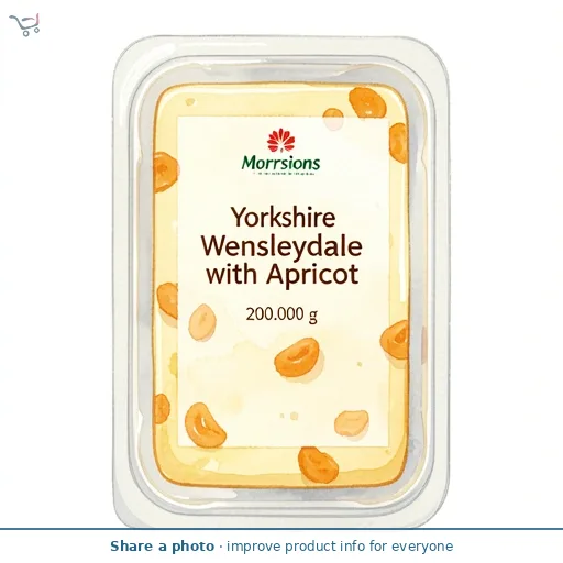Morrisons Yorkshire Wensleydale with Apricot 200g