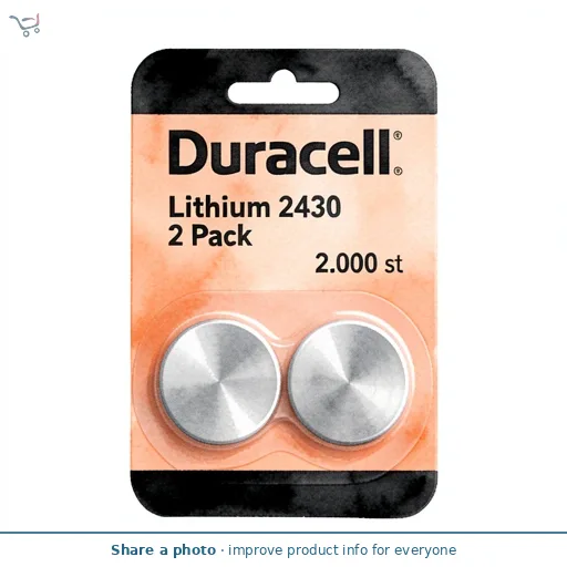 Duracell Lithium 2430 2 Pack