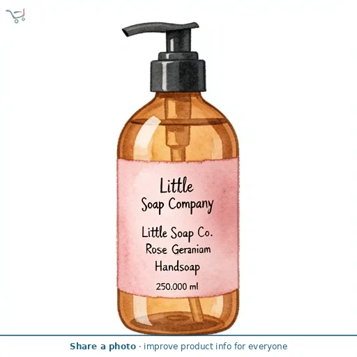 Little Soap Co. Pure Rose Geranium Handsoap