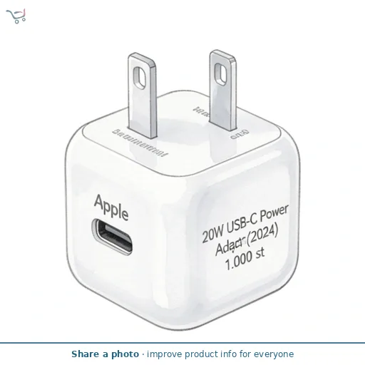 Apple 20W USB-C Power Adapter (2024)