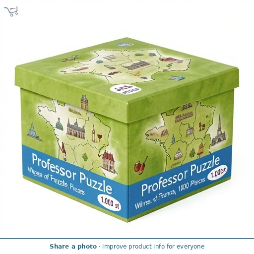 Professor Puzzle Wines of France Jigsaw Puzzle, 1000 Pieces