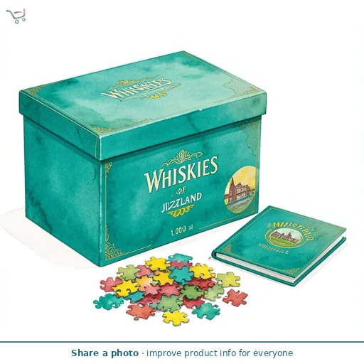 Professor Puzzle Whiskies of Scotland Jigsaw Puzzle, 500 Pieces