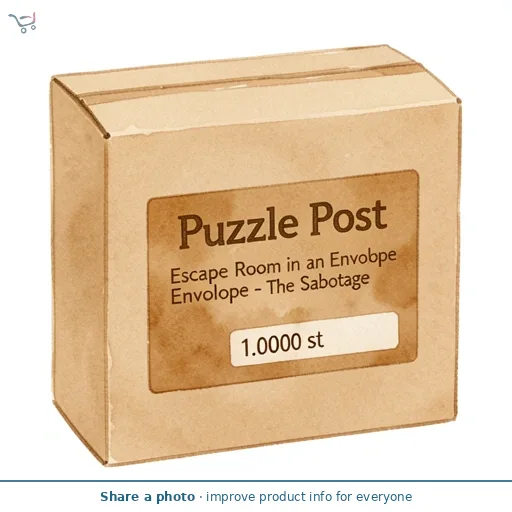 Puzzle Post Escape Room in an Envelope - The Sabotage