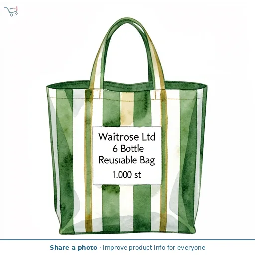 Waitrose 6 Bottle Reusable Bag