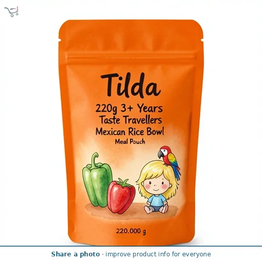 Tilda Kids Taste Travellers Mexican Rice Bowl 220g        