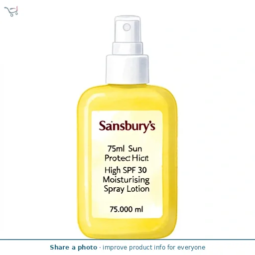 Sainsbury's 75ml Sun Protect High SPF 30  Moisturising Spray Lotion