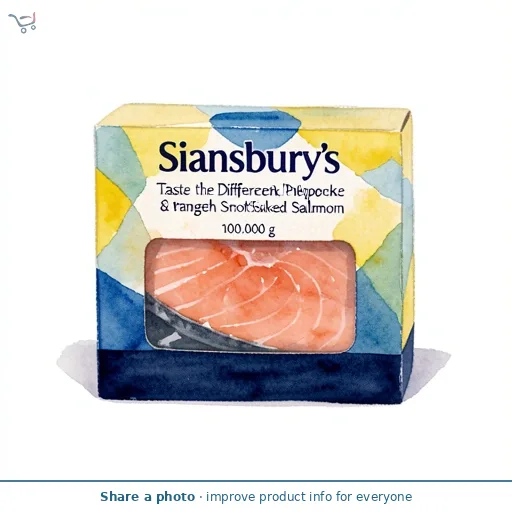 Sainsbury's Taste the Difference Pink Peppercorn & Orange Scottish Smoked Salmon 100g