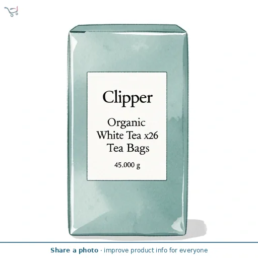 Clipper Organic White Tea x26 Tea Bags 45g
