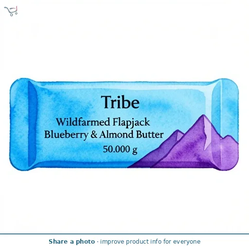 Tribe Wildfarmed Flapjack Blueberry & Almond Butter 50g