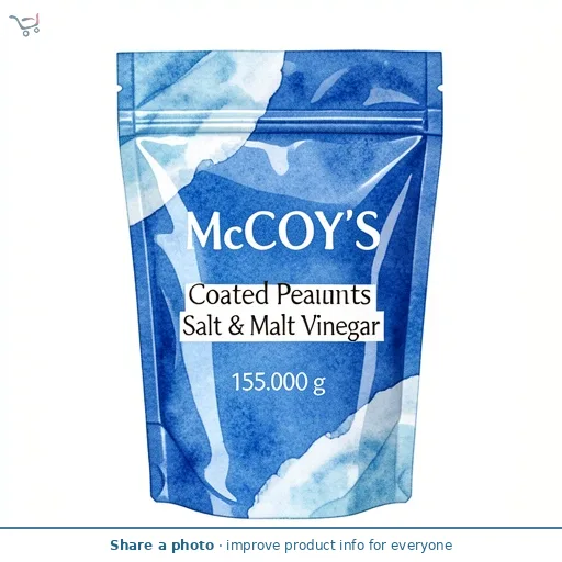 McCoy's Coated Peanuts Salt & Malt Vinegar 155g