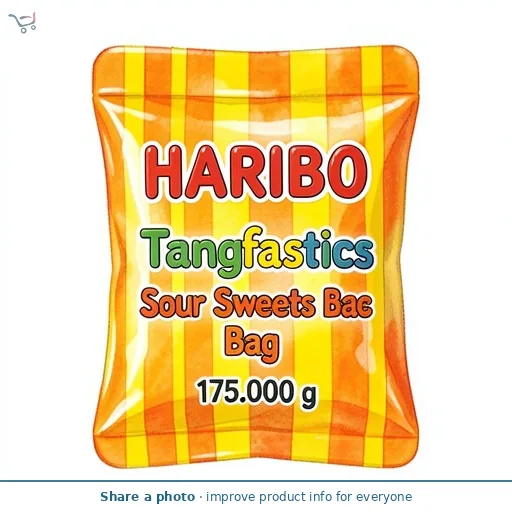 Haribo Tangfastics Sour Sweets Bag 175g