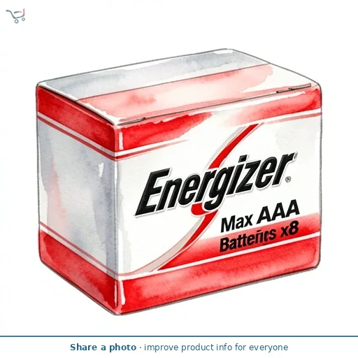 Energizer Max AAA Alkaline Batteries x8