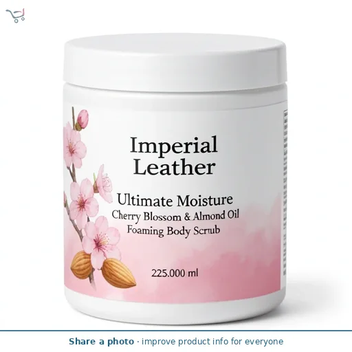 Imperial Leather Ultimate Moisture Cherry Blossom & Almond Oil Foaming Body Scrub 225ml