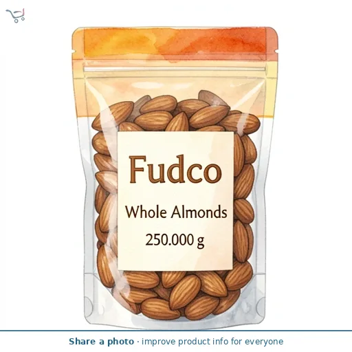 Fudco Whole Almonds 250g