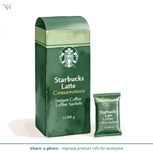 Starbucks Cinnamon Latte Instant Coffee Sachets 5x23.5g