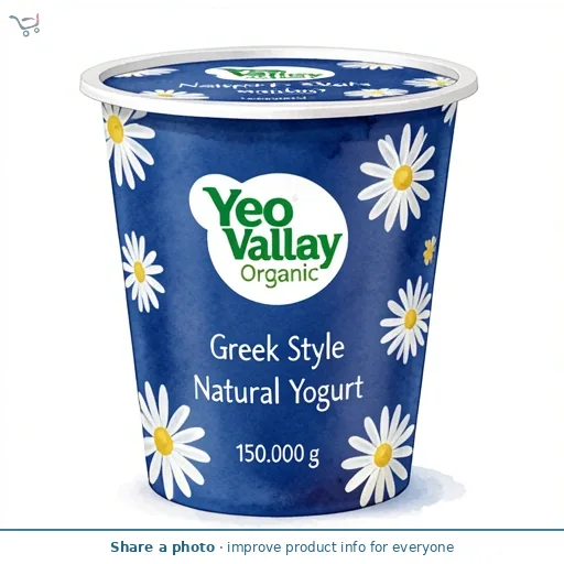 Yeo Valley Organic Greek Style Natural Yogurt 150g