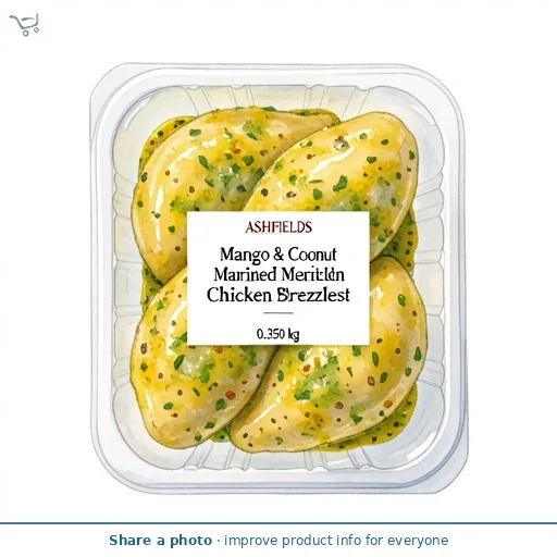 Mango & Coconut Marinated Chicken Breast Sizzlers