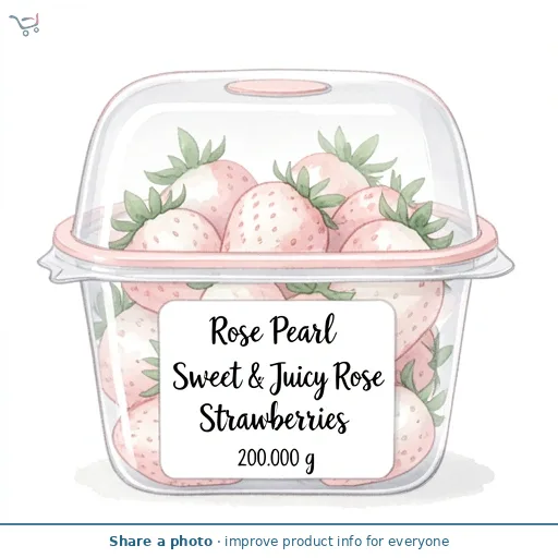 Rose Pearl Sweet & Juicy Rose Strawberries 200g