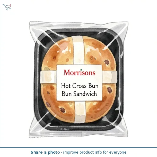 Morrisons Hot Cross Bun Sandwich