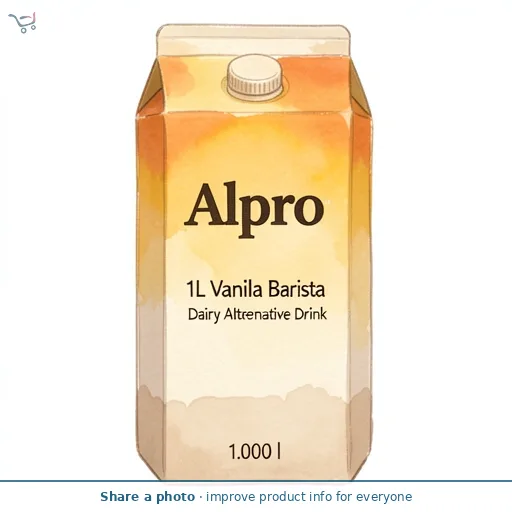 Alpro 1L Vanilla Barista Dairy Alternative Drink