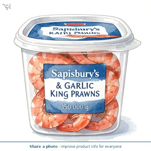 Sainsbury's Paprika & Garlic King Prawns 150g
