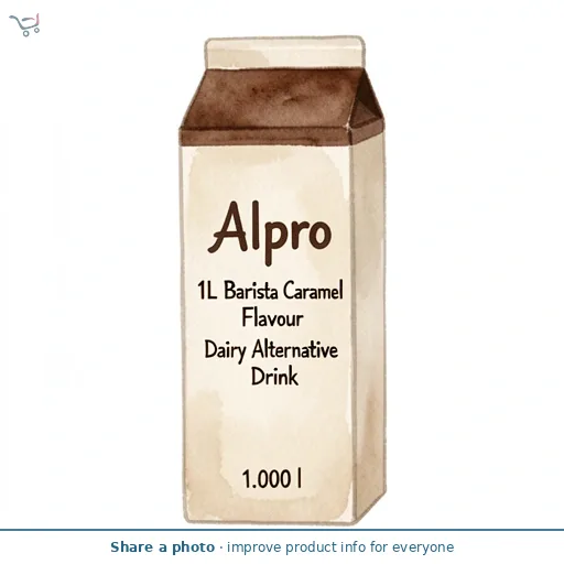 Alpro 1L Barista Caramel Flavour Dairy Alternative Drink