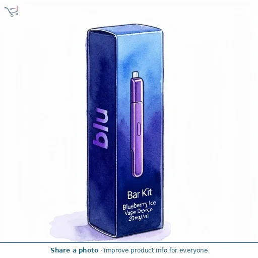 blu Bar Kit Blueberry Ice Vape Device 20mg/ml