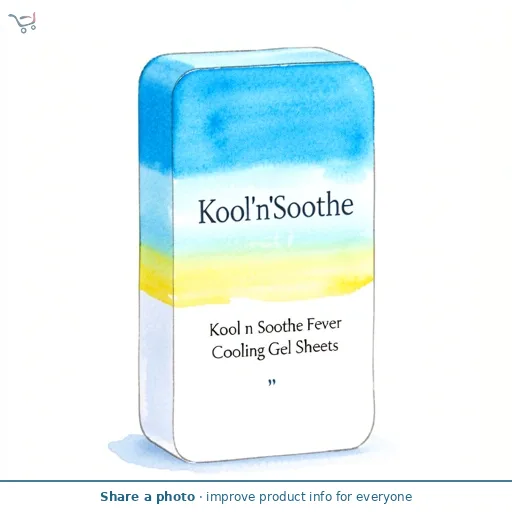 Kool n Soothe Fever Cooling Gel Sheets