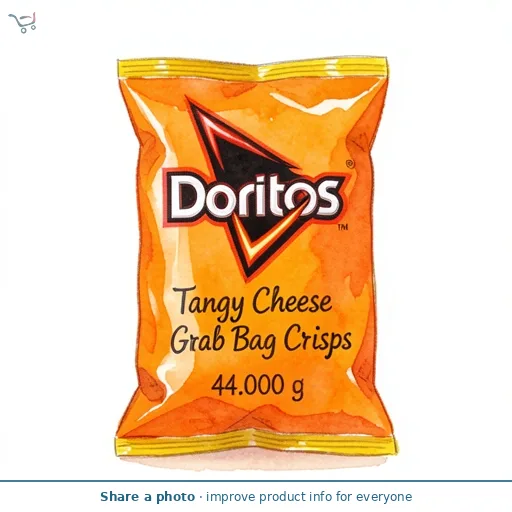 Doritos Tangy Cheese Grab Bag Crisps 44g