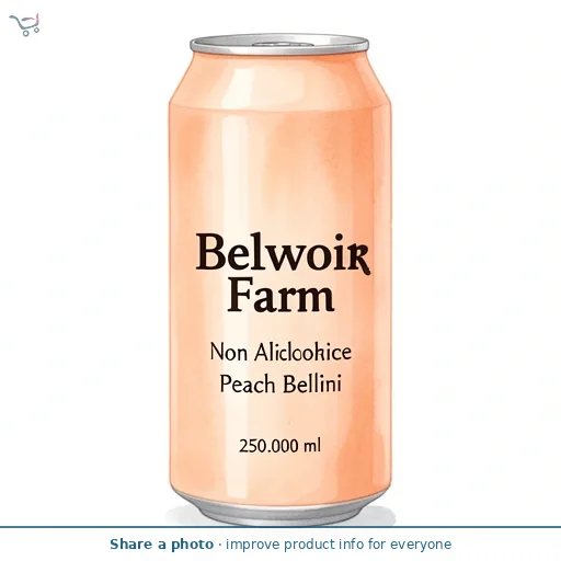 Belvoir Farm Non Alcoholic Peach Bellini 250ml