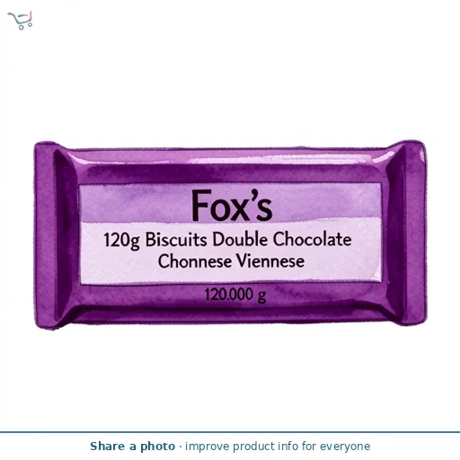 Fox's 120g Biscuits Double Chocolate Viennese