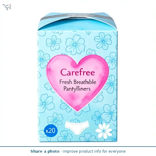 Carefree Fresh Breathable Pantyliners