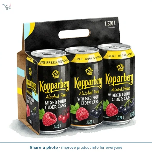 Kopparberg Alcohol Free With Mixed Fruit Cider Cans 