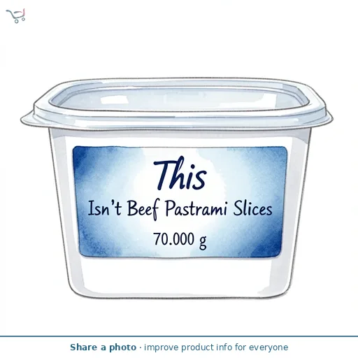 This Isn't Beef Pastrami Slices 70g