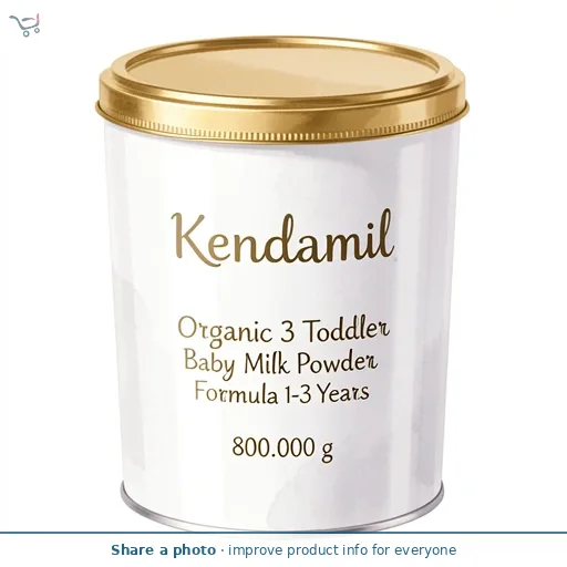Kendamil Organic 3 Toddler Baby Milk Powder Formula 1-3 Years 800g