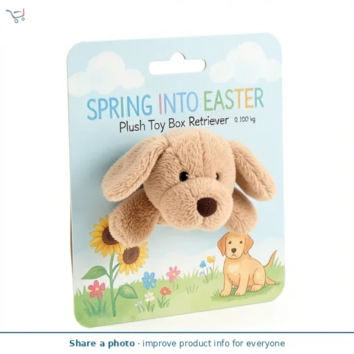 Plush Toy Box Retriever