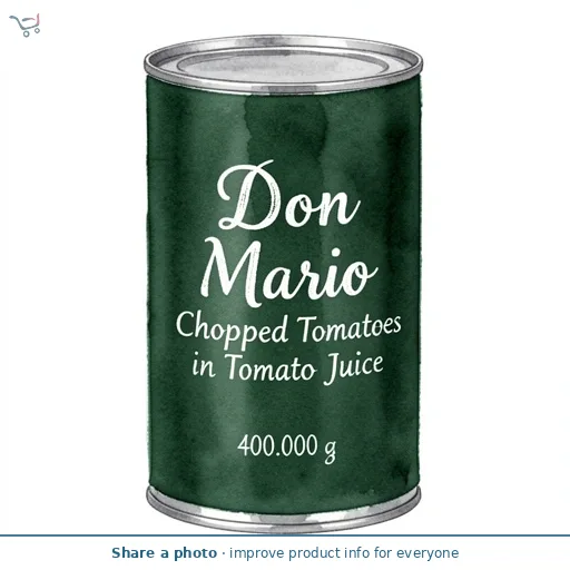 Don Mario Chopped Tomatoes in Tomato Juice 400g