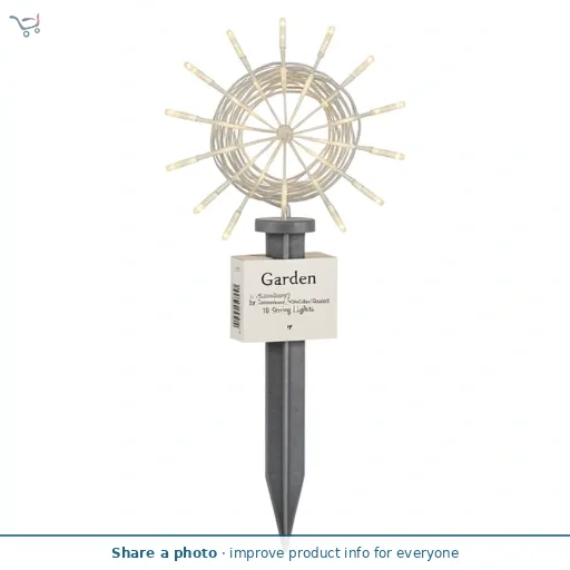 Garden by Sainsbury's Solar Starburst 10 String Lights