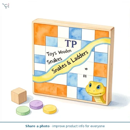 TP Toys Wooden Snakes & Ladders