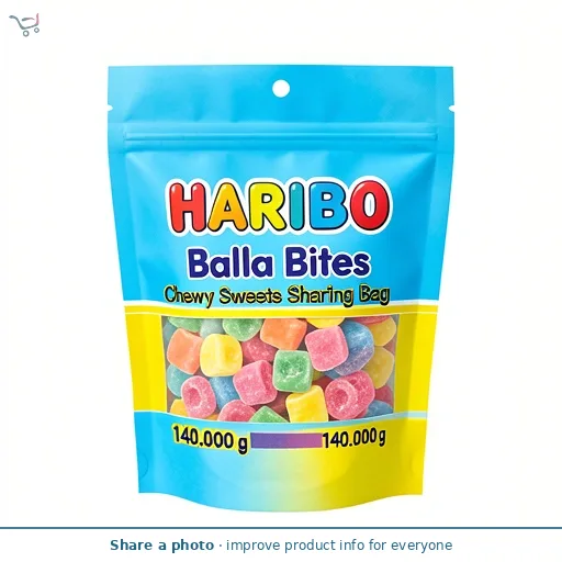 Haribo Balla Bites Chewy Sweets Sharing Bag 140g