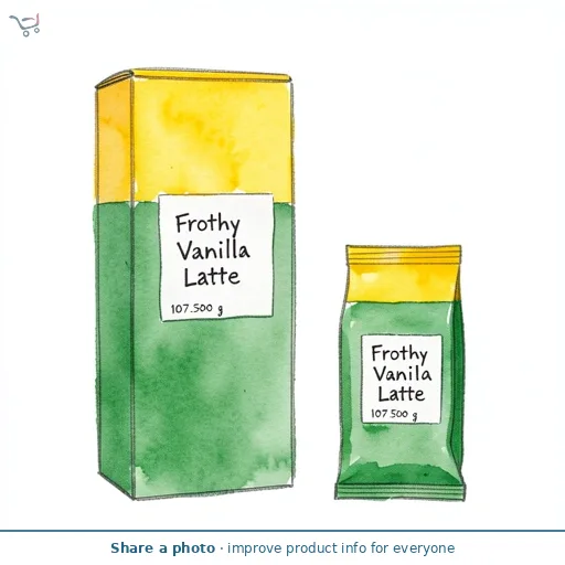 Starbucks Frothy Vanilla Latte 