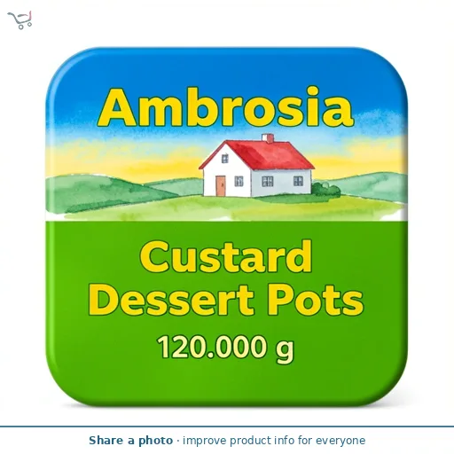 Ambrosia Custard Dessert Pots 4 x 120g