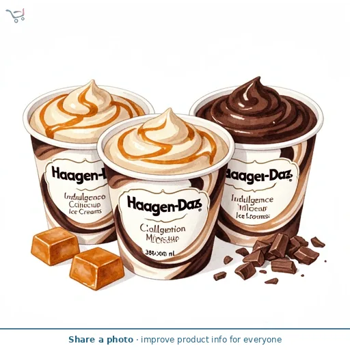 Haagen-Dazs Indulgence Collection Minicup Ice Creams