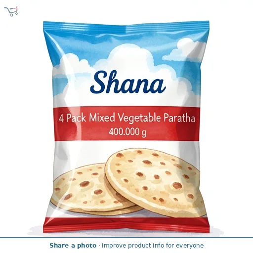 Shana 4 Pack Mixed Vegetable Paratha 400g