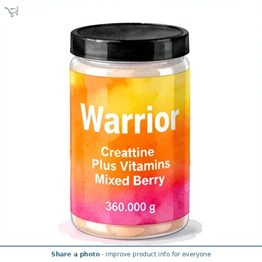 Warrior Creatine Plus Vitamins Mixed Berry 