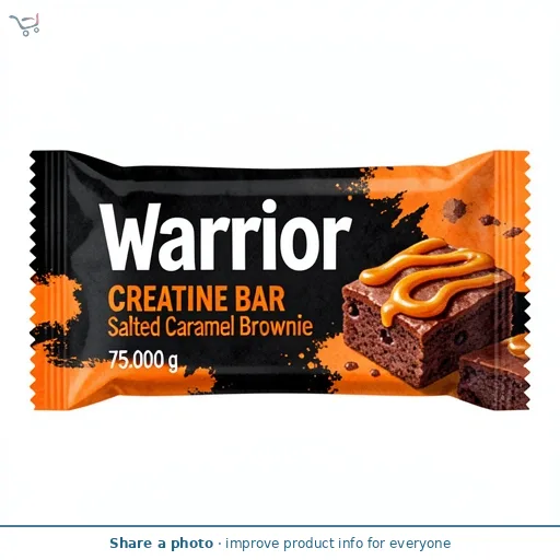 Warrior Creatine Bar Salted Caramel Brownie 75g