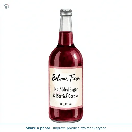 Belvoir Farm 500ml No Added Sugar Cherries & Berries Cordial